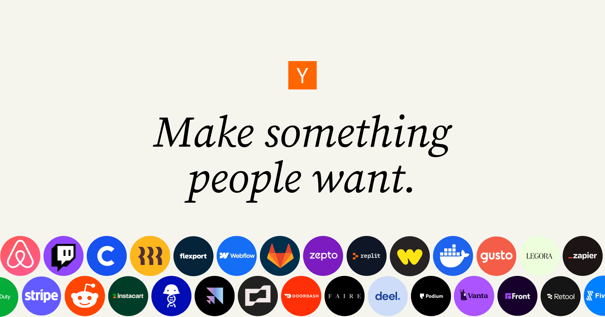Y Combinator logo